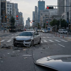 교통사고 과실 100 대 0 사고